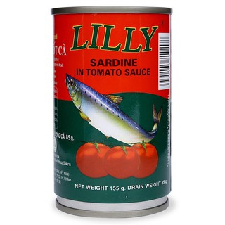 Cá trích sốt cà Lilly 155g (Date 2026)