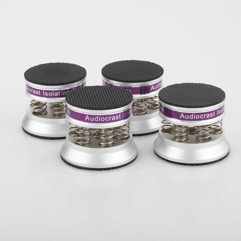 Bộ 4 Đệm Giảm Sốc Bằng Hợp Kim Nhôm Cứng HIFI Cho Chân Đứng