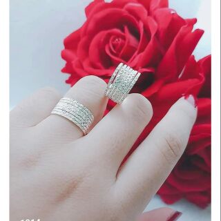 Nhẫn ximen bạc ý gồm 7 chiếc