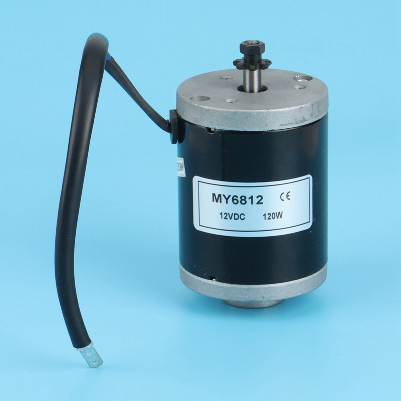 Động Cơ Chổi Than MY6812 12V 120W Tốc Độ Cao Kèm Đai Ốc Dành Cho Xe Scooter Điện