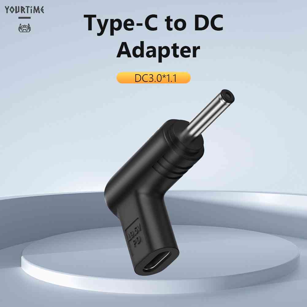 Đầu Nối Chuyển Đổi 19V PVC PD USB Type-C Female Sang DC Male Cho Quạt Mini