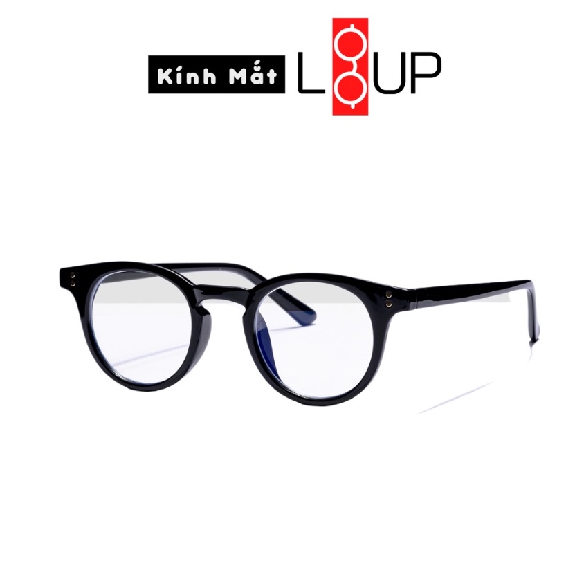 Gọng kính cận nam nữ mắt tròn nhỏ chất nhựa dẽo Liupeyewear 2129 nhận cắt cận viễn loạn