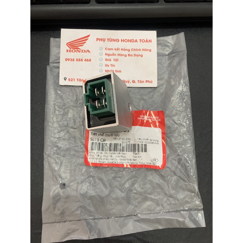 CỤC SẠC AB 2007 / AB 2008 / CLICK 110 / WAVE S 110 ZIN CHÍNH HÃNG HONDA