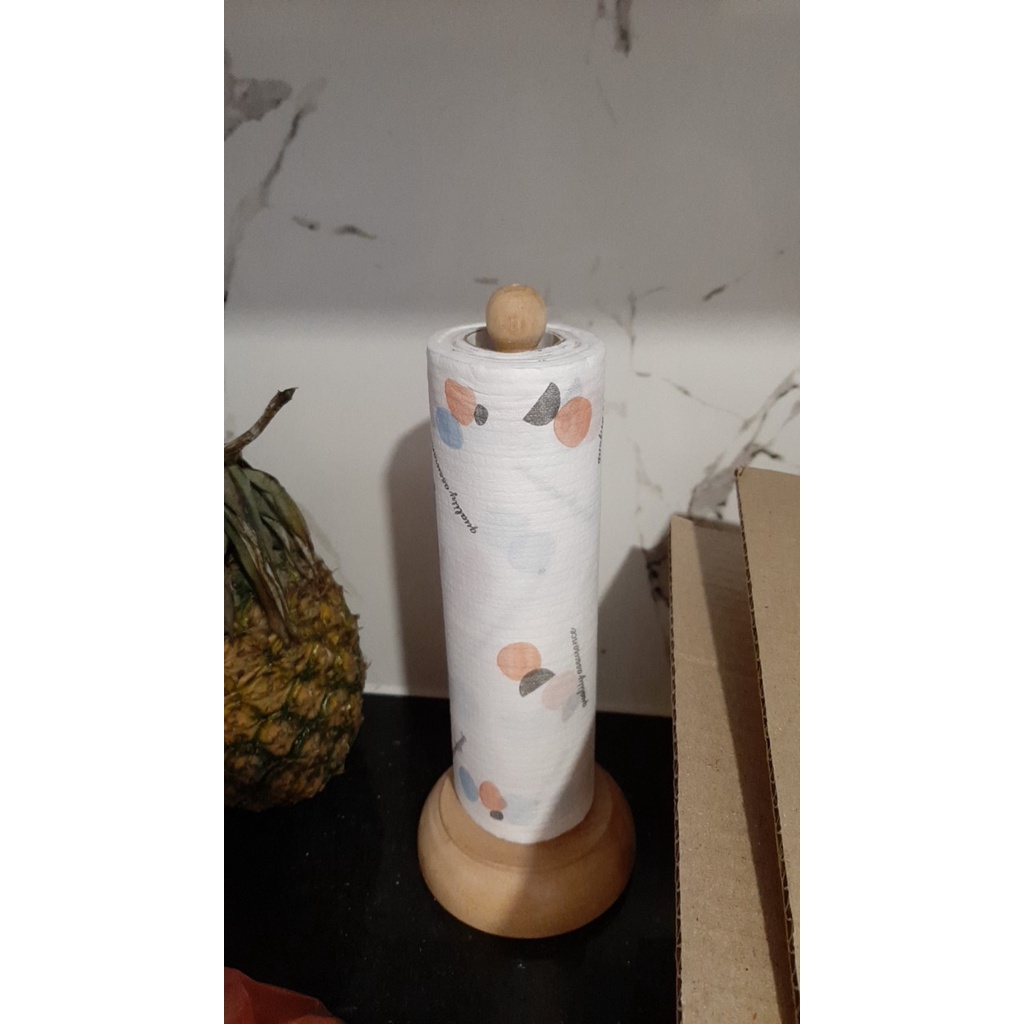 Cọc gỗ cắm cuộn giấy lau đa năng-tiện dụng,siêu rẻ