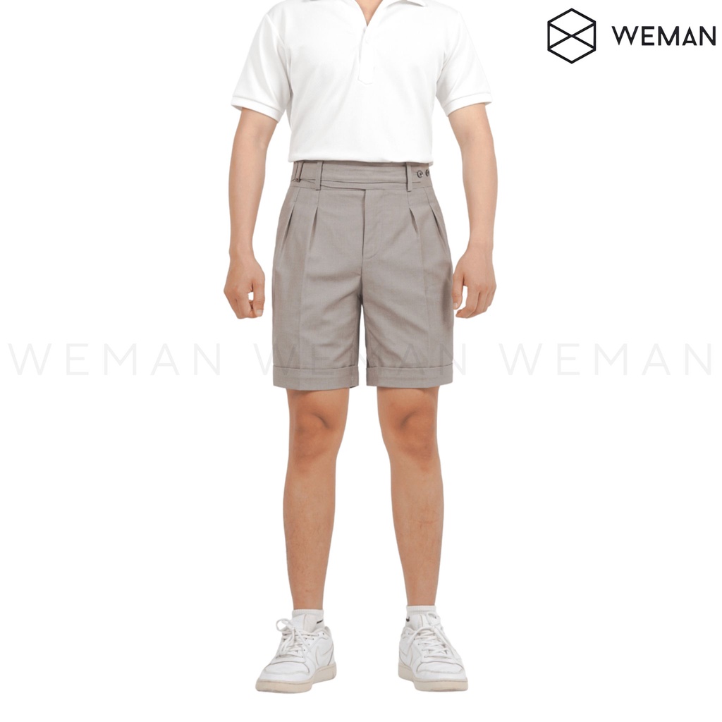 Quần short nam, Quần short nam sidetab chất liệu vải cao cấp thoáng mát, Thiết kế độc quyền WEMAN-SD02