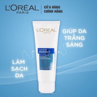 Sữa rửa mặt làm sạch và trắng mọn da L,'Oreal pari white