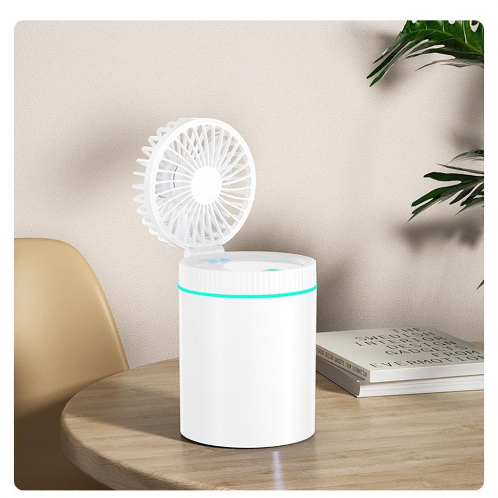 Quạt Phun Sương Tạo Độ Ẩm Mini Để Bàn Sạc Được