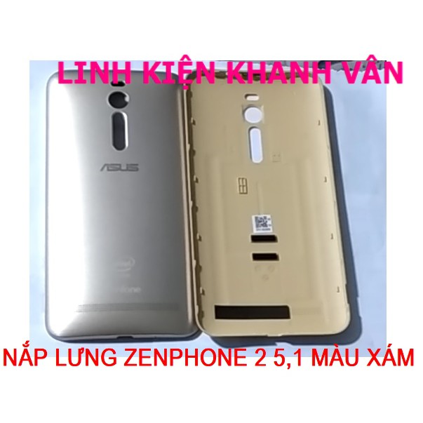 NẮP LƯNG ZENPHONE 2 5,1 MÀU XÁM