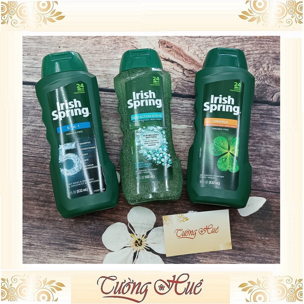 Sữa Tắm Irish Spring Dành Cho Nam - 532ml