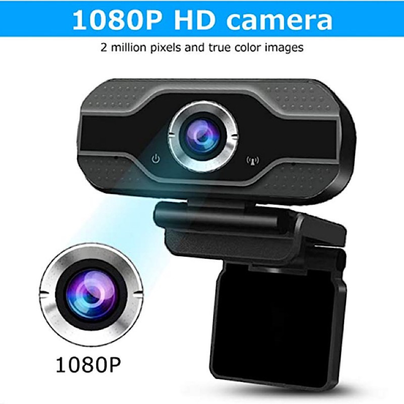 (Bảo hành 06 tháng) Webcam Kẹp 1080P Full HD V8 Màn Hình Tích Hợp Míc - Webcam Máy Tính Hỗ Trợ Học Trực Tuyến, để bàn