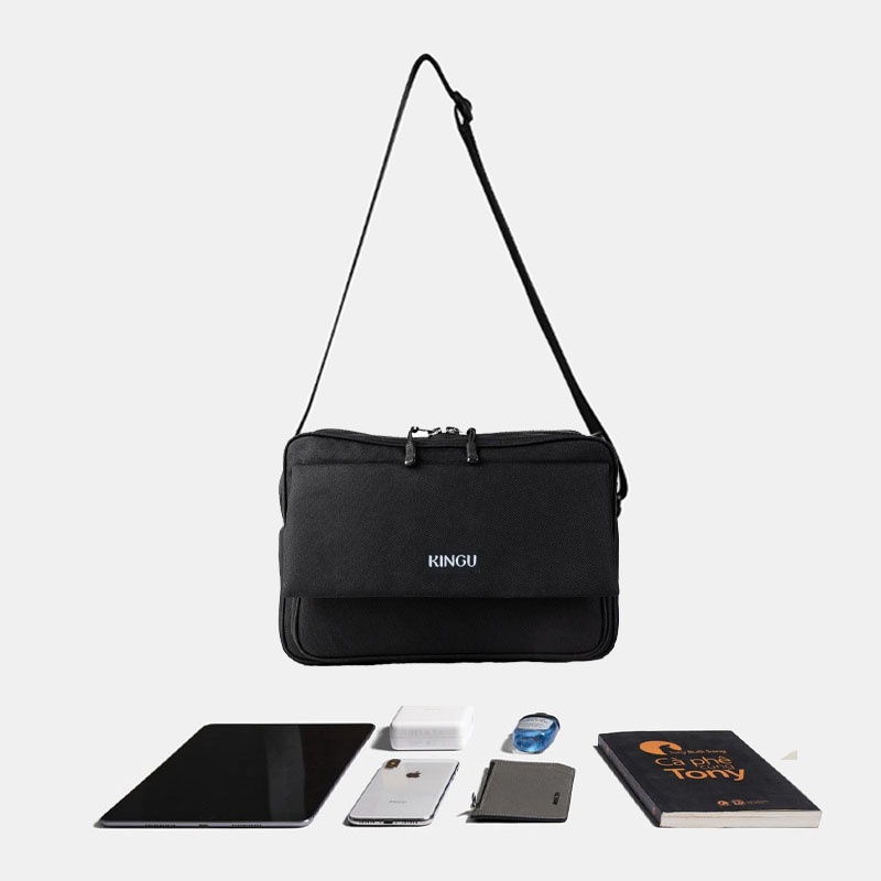 Túi đeo chéo nam chống nước Messenger / Bag Brand KINGU ipad