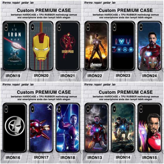 Ốp Điện Thoại Hình Iron Man Cho Xiaomi Mi 5x Mi A1 Premium