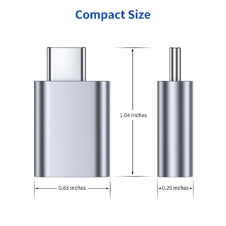 Bộ Chuyển Đổi JSAUX Usb Type C Sang Usb A 3.0 (2 Đầu Chuyển Đổi)