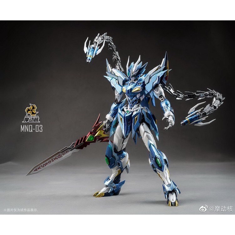 [Freeship - Có sẵn] Mô hình Gundam Metal Build Die Cast AoBing Blue Green Dragon Chogokin Action Figure MNQ 03 MNQ03 AoB