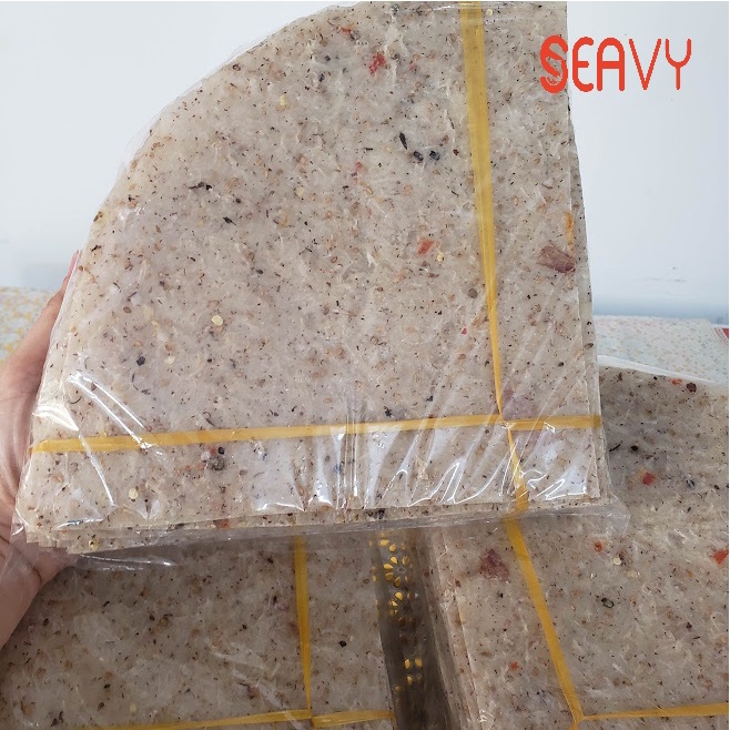Bánh tráng dừa nướng đậm nước cốt dừa gia vị ớt tiêu, gói 16 cái, 850 gram - Seavy