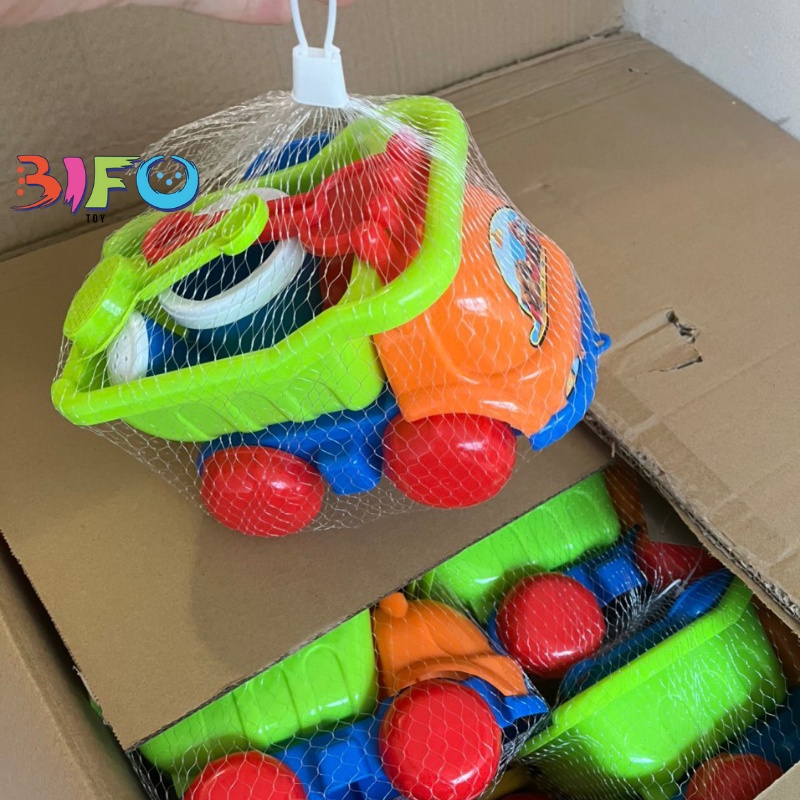 Bộ xe xúc cát 7 món cho bé thoả sức vận động đồ chơi đi biển tắm mát mùa hè chất liệu nhựa an toàn cho bé