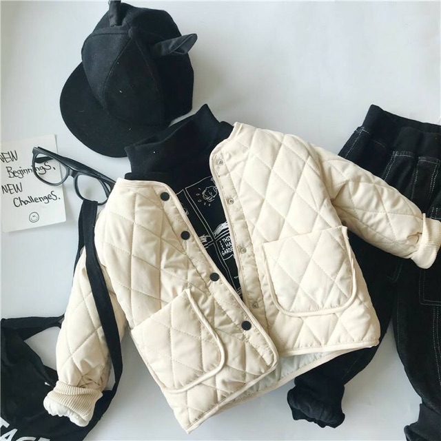 Áo khoác chần bông hàng quảng châu XỊN