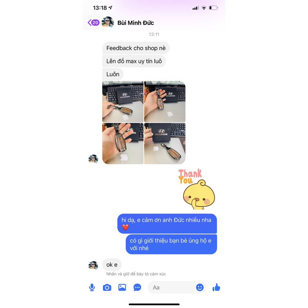 Vỏ ốp chìa khoá xe hơi, Bọc chìa ô tô Huyndai santafe 2020, Accent 2021, Kona M07-B1 dolashop