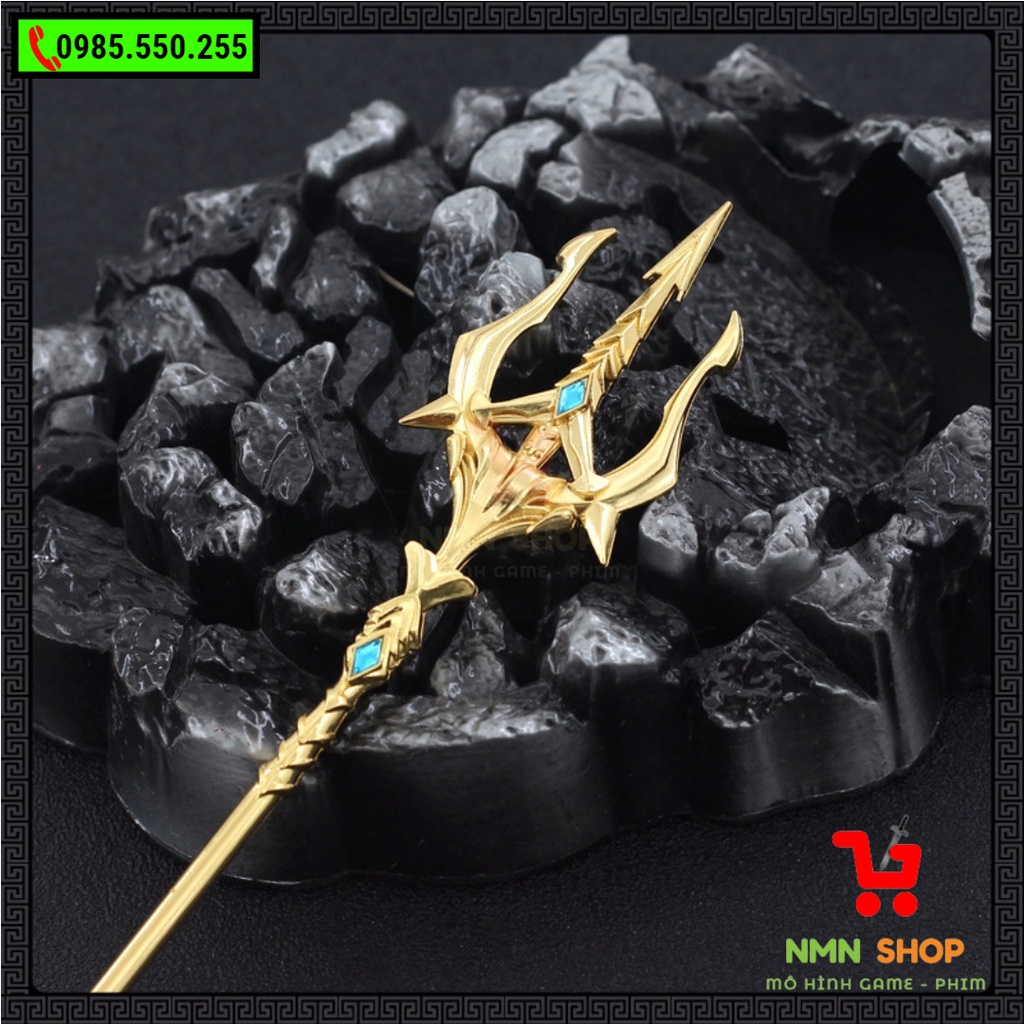 Mô hình phim Đấu La Đại Lục - Hải Thần tam xoa kích 22cm