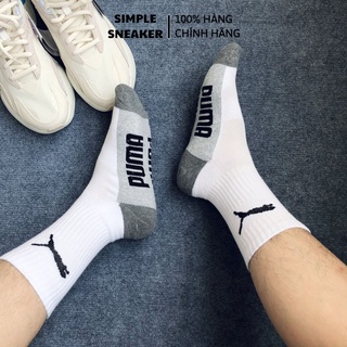 Tất Puma Cổ Cao🔥FREESHIP🔥Vớ Nam Thể Thao Cực Đẹp - Tất Dệt Kim Nhẹ Êm Và Thấm Hút Siêu Khô Thoáng