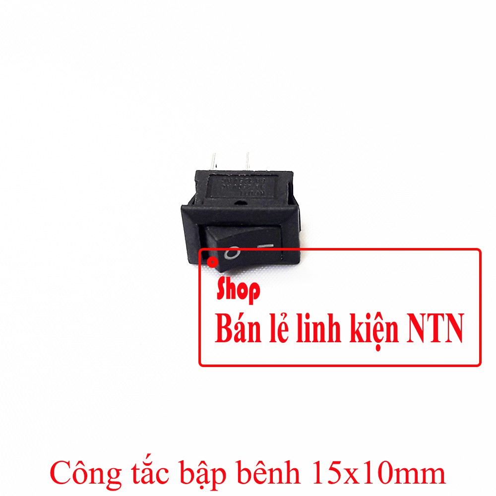 Công tắc bập bênh KCD1-11 15 x 10 mm 250V 3A