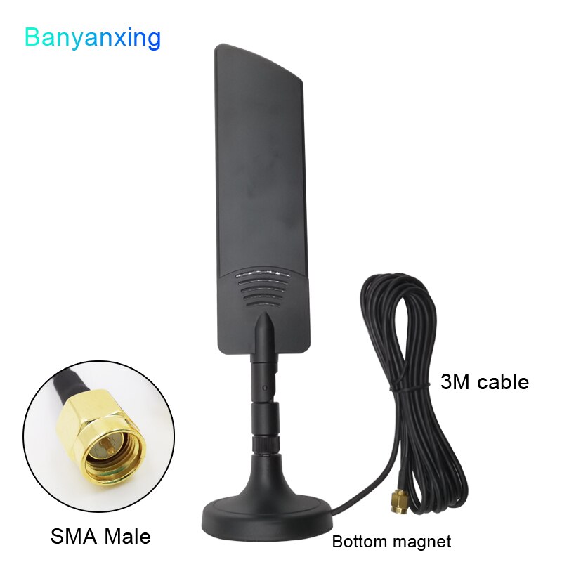 1 Ăng Ten Thu Sóng Wifi Không Dây Gấp Được 600~6000mhz 2g 3g Gsm Gprs 4g 5g 40dbi Lte | BigBuy360 - bigbuy360.vn