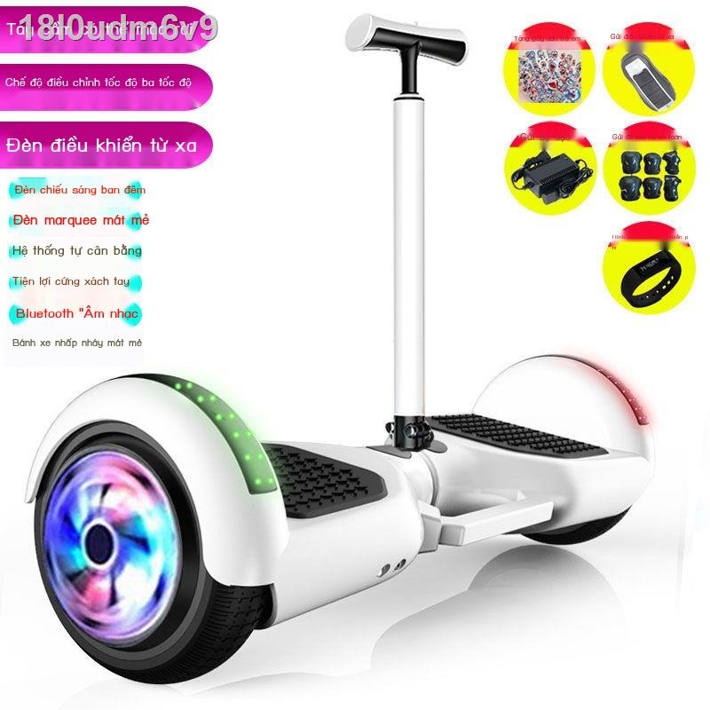 18l0udm6v9Alki thông minh người lớn xe tay ga điện trẻ em cân bằng hai bánh học sinh tự song có cần