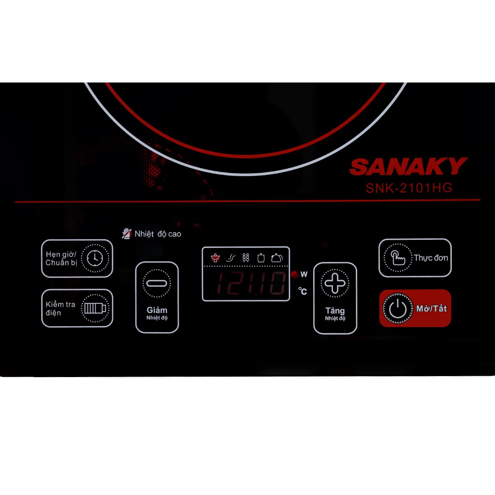 Bếp đơn hồng ngoại điện từ Sanaky SNK-2101NK/HG