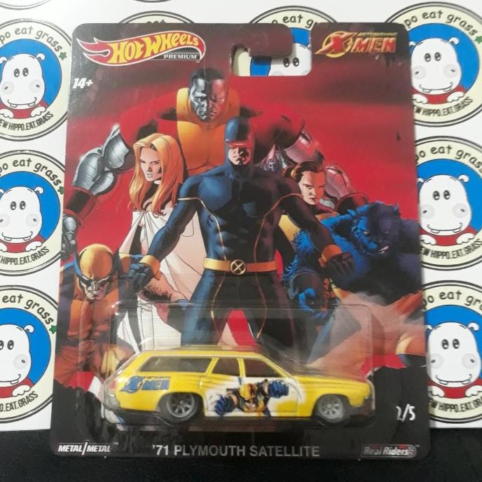 Hot Wheels Nhân Vật X-Men Plymouth Vệ Tinh Hot Wheels