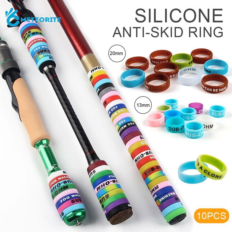 Vòng silicon, vòng cao su chống trơn trượt dành cho ná, cần câu