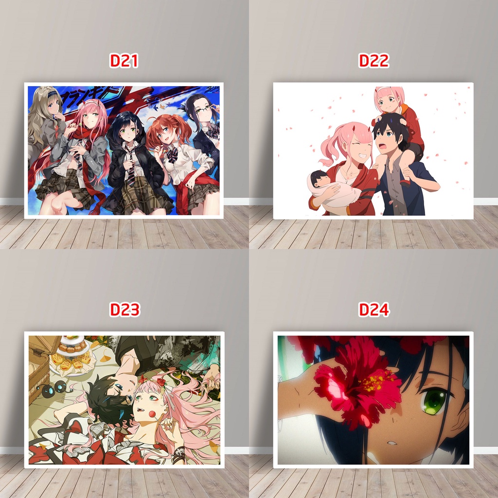 Tấm Postcard Cao Cấp Anime Darling In The FranXX