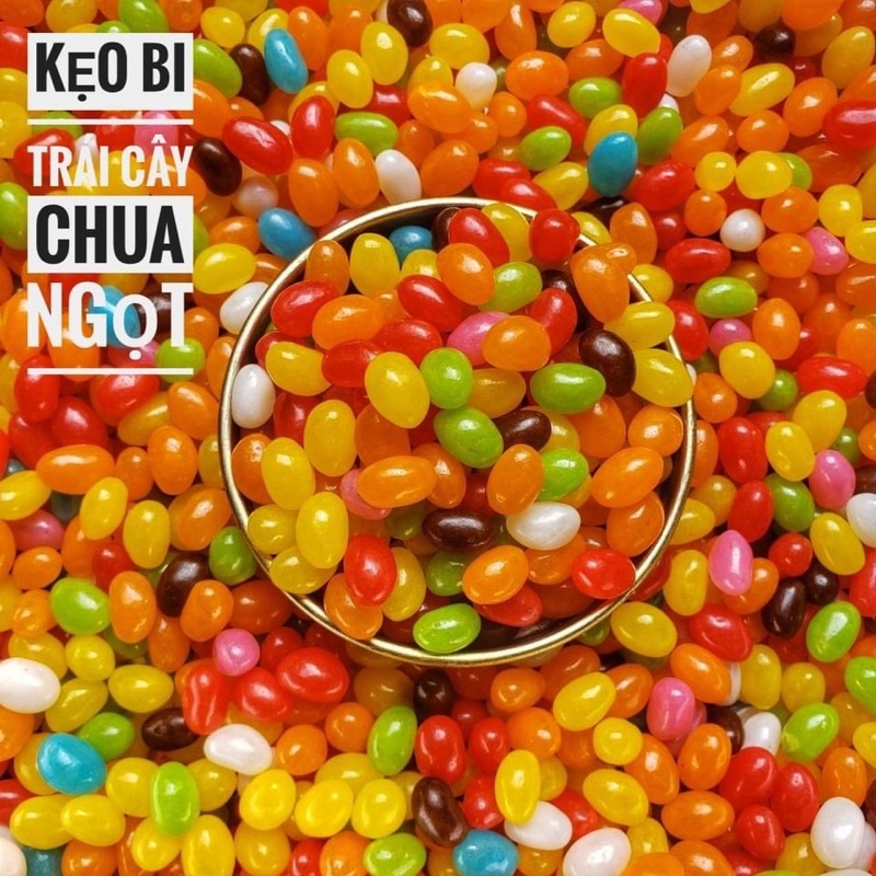 Kẹo Bi Trái Cây Lon 500Gram [FREE SHIP] TỪ ĐƠN 50K, [Loại Đặc Biệt] Hàng ngon nhà làm