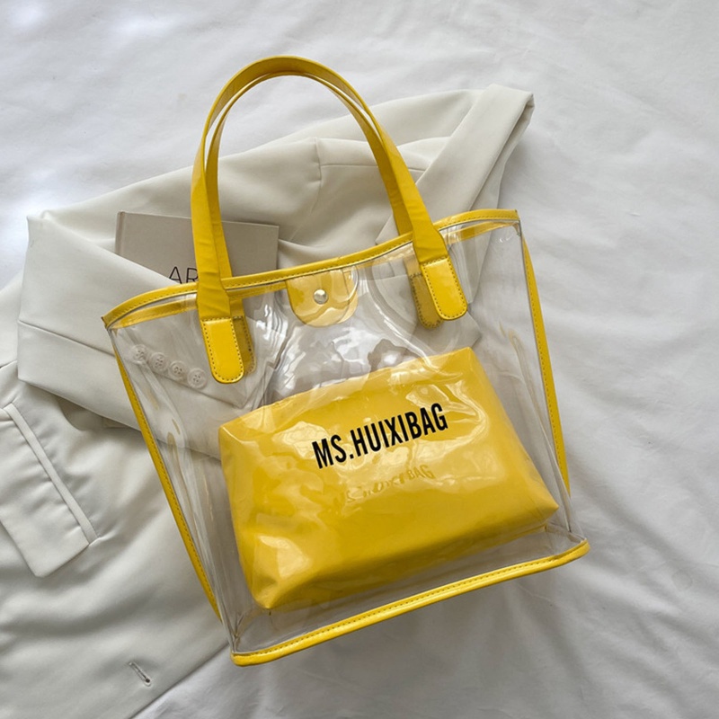 Youyo Túi Tote Đựng Kẹo Nách Thạch Có Khóa Kéo Chống Thấm Nước Hợp Thời Trang Cho Học Sinh / Tập Gym / Thể Thao