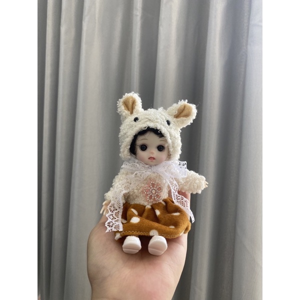 Quà Tặng cho bé - Búp bê dễ thương khớp tay chân đầy đủ. Quà 1/6 cho bé- SHOP MẸ MIN