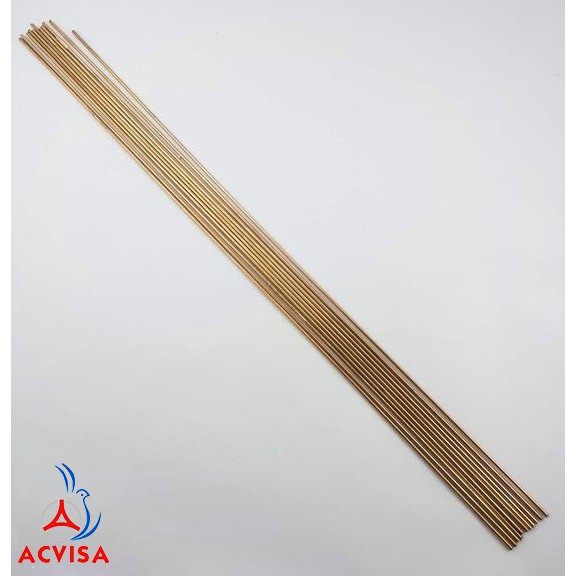 Que hàn đồng thau tròn dài 1m các size cỡ phi 2.5mm