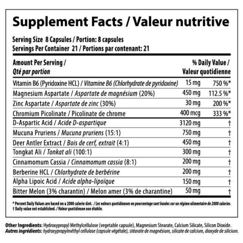 Viên Uống Bổ Sung Tăng Test Nutrabolics Test Arggo AGGRO 168 Viên NUTRABOLICS WHEYSTORE WHEYINHVIEN.COM