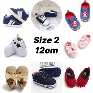 Giày tập đi siêu mềm nhẹ cho bé trai bé gái size 12cm