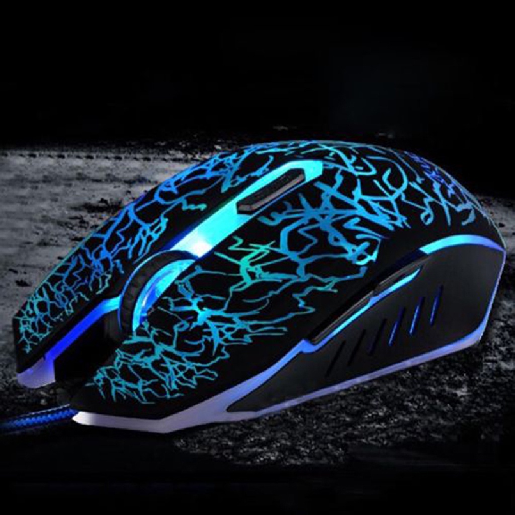 Chuột Gaming 4000 DPI 6 LED, TíCh HợP ĐèN LED