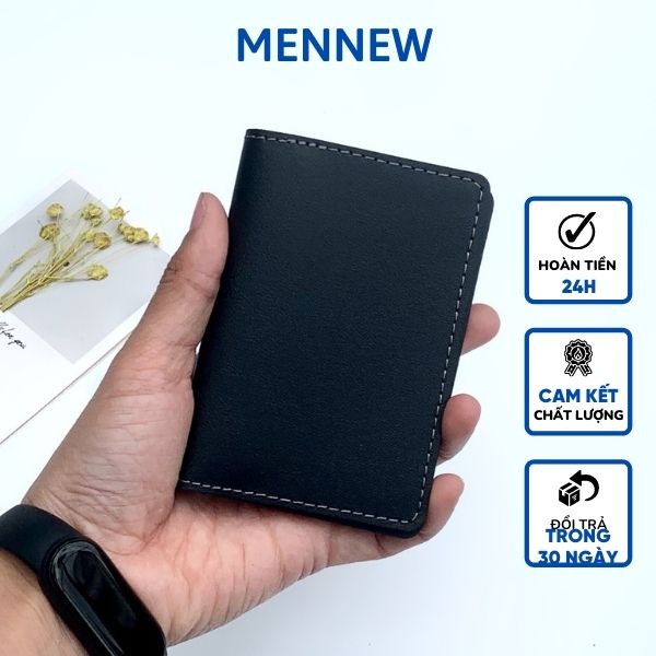 Ví Nam Mini Da Thật Nhiều Ngăn Cầm Tay Đựng Tiền Đựng Thẻ Thời Trang Cao Cấp Giá Rẻ Hà Nội VSD MenNew