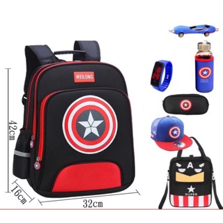 CẶP SÁCH, BALO ĐI HỌC CHO BÉ SET 7 MÓN