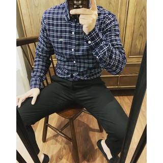 Áo sơ mi Lacoste kẻ caro