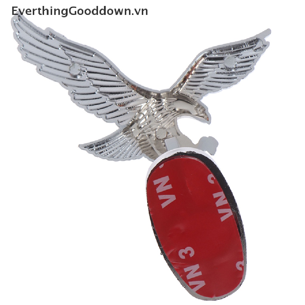 Ốp Chrome 3D Trang Trí Mui Xe Hơi Hình Thiên Thần / Chim Đại Bàng