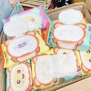 Khăn ướt baby,khăn ướt thiên phúc thùng 24 gói 1 gói 100 tờ-Hàng loại 1 thùng 32 gói