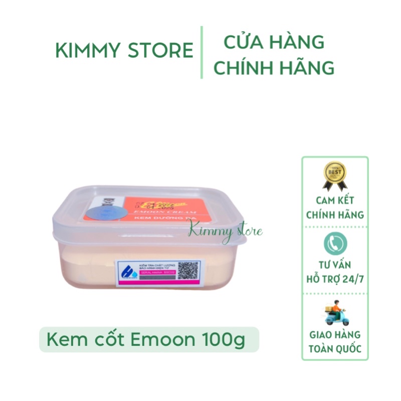 Kem cốt dưỡng trắng da emoon lẻ hộp vuông 100g