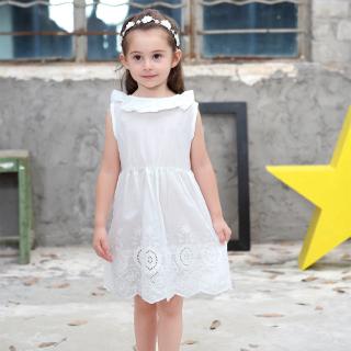 Đầm bé gái thắt nơ lưng