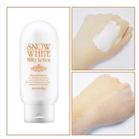 Sữa dưỡng thể dưỡng trắng SECRET KEY Snow White Milky Lotion 120g