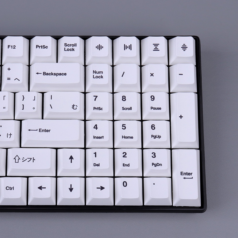 Bàn Phím Cơ 130 Phím PBT Phong Cách Nhật Bản Cho GK61 / 64 / 68 / 84 / tkl87 / 96