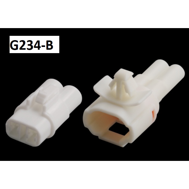 G234-Giắc cắm chống thấm nước đèn sương mù 2 lỗ 2.2mm