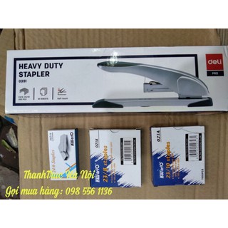 Máy dập ghim trung Deli 0391 (60 tờ)