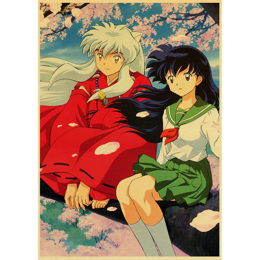 Poster Anime Inuyasha Phong Cách Retro